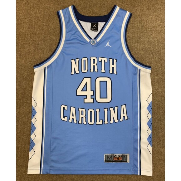 Nike Jordan North Carolina Jersey Medium Tar Heels Hubert Davis #40 Elite NCAA - Picture 1 of 7